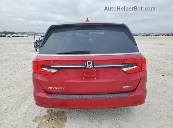 5FNRL6H88NB066932 2022 HONDA ODYSSEY Красный Вид сзади