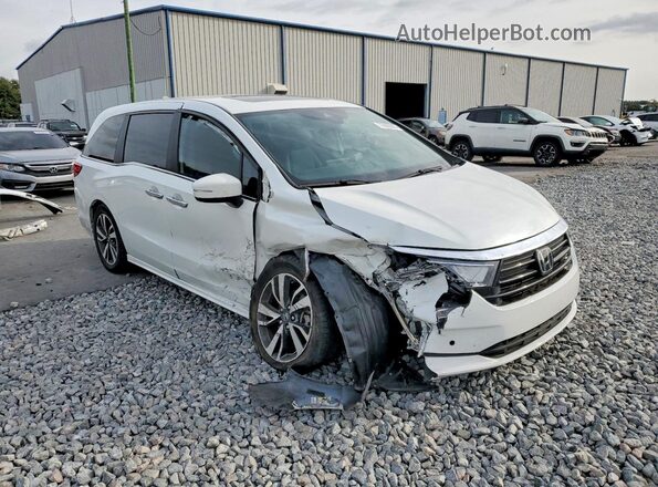 5FNRL6H89NB043403 2022 HONDA ODYSSEY Белый Передняя правая четверть
