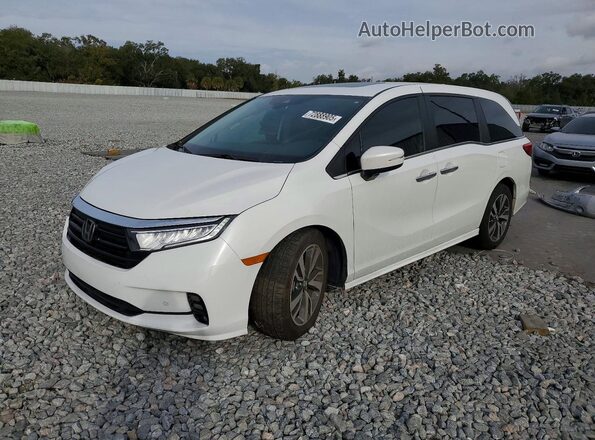 5FNRL6H89NB043403 2022 HONDA ODYSSEY Белый Передняя левая четверть
