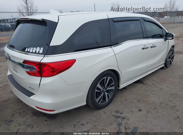 5FNRL6H91JB033399 2018 HONDA ODYSSEY White Trasero derecho