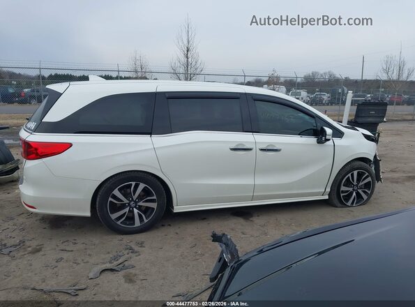 5FNRL6H91JB033399 2018 HONDA ODYSSEY White Vista interior trasera