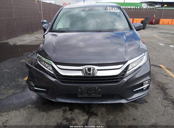 5FNRL6H92KB105180 2019 HONDA ODYSSEY Серый Вид щитка приборов
