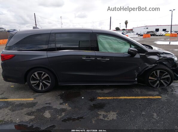 5FNRL6H92KB105180 2019 HONDA ODYSSEY Серый Вид задней части салона