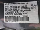 2019 Honda Odyssey Elite Серый vin: 5FNRL6H92KB105180