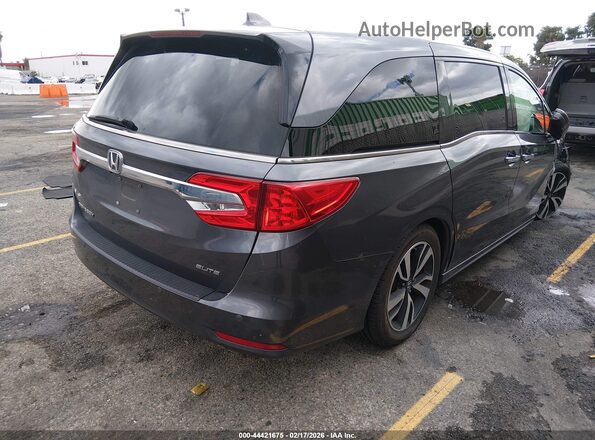 5FNRL6H92KB105180 2019 HONDA ODYSSEY Серый Задняя правая четверть