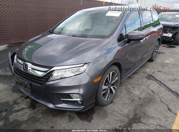 5FNRL6H92KB105180 2019 HONDA ODYSSEY Серый Передняя левая четверть
