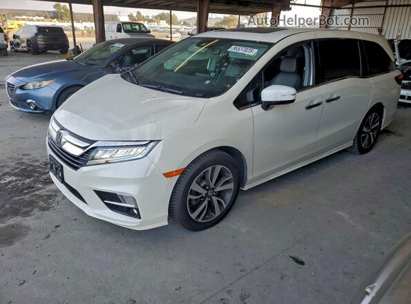 5FNRL6H95KB014100 2019 HONDA ODYSSEY White Przód lewy
