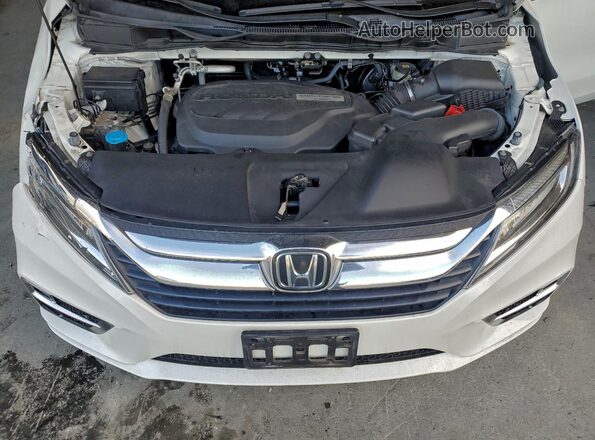 5FNRL6H95KB014100 2019 HONDA ODYSSEY White Widok komory silnika