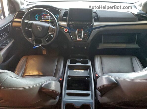 5FNRL6H95KB014100 2019 HONDA ODYSSEY White Widok deski rozdzielczej