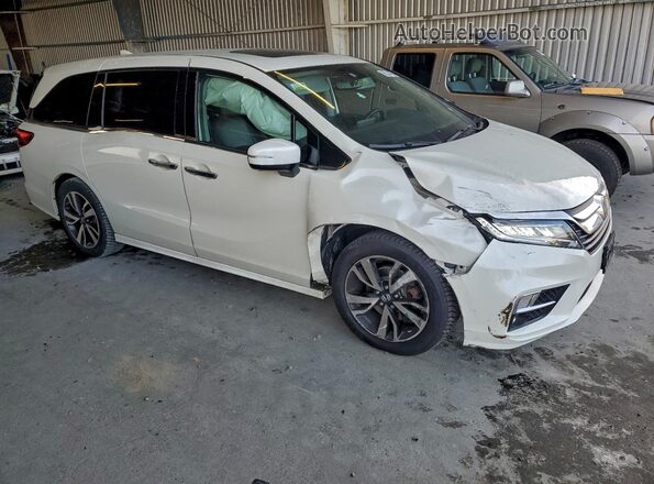 5FNRL6H95KB014100 2019 HONDA ODYSSEY White Przód prawy