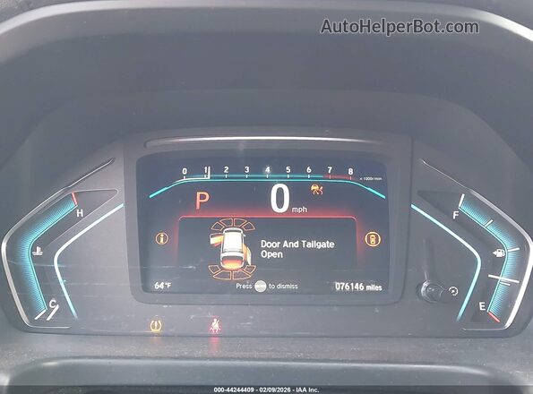 5FNRL6H99PB058432 2023 HONDA ODYSSEY Gray Հետևի նստատեղերի տեսք