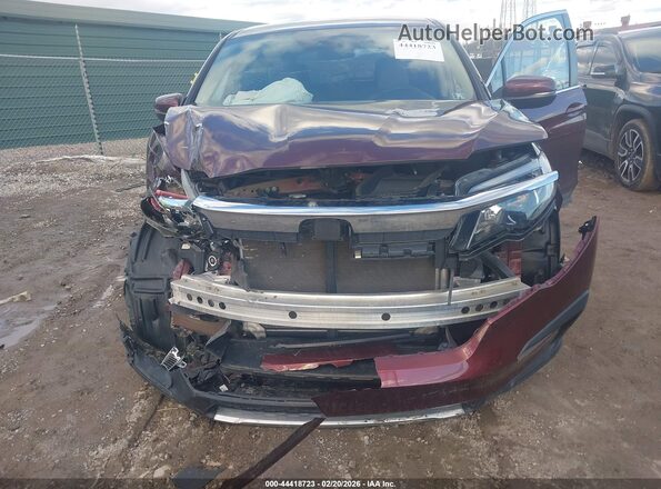 5FNYF5H34KB015683 2019 HONDA PILOT Темно-бордовый Вид спереди
