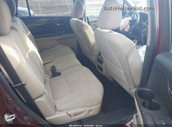 5FNYF5H34KB015683 2019 HONDA PILOT Темно-бордовый Вид наклейки с VIN-кодом