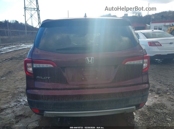 5FNYF5H34KB015683 2019 HONDA PILOT Темно-бордовый 