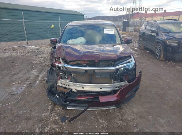 5FNYF5H34KB015683 2019 HONDA PILOT Темно-бордовый Вид панели приборов