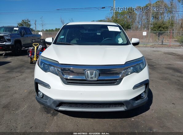 5FNYF5H36KB001896 2019 HONDA PILOT Белый Вид щитка приборов