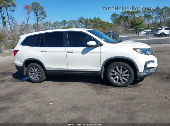 5FNYF5H36KB001896 2019 HONDA PILOT Белый Вид задней части салона