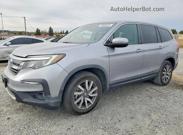 5FNYF5H40KB008366 2019 HONDA PILOT Серый Передняя левая четверть
