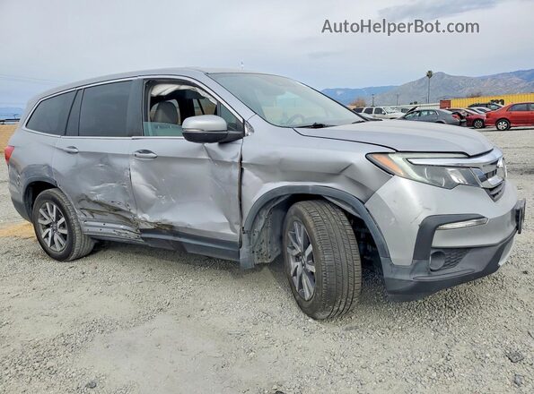 5FNYF5H40KB008366 2019 HONDA PILOT Серый Передняя правая четверть