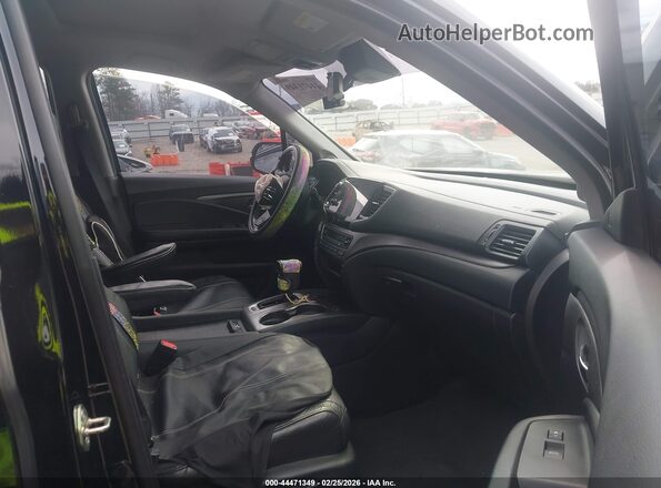5FNYF5H57KB041339 2019 HONDA PILOT Черный Вид салона спереди