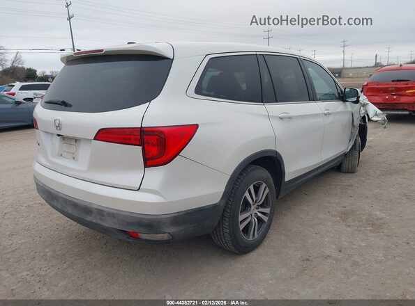 5FNYF5H5XJB028339 2018 HONDA PILOT Белый Задняя правая четверть