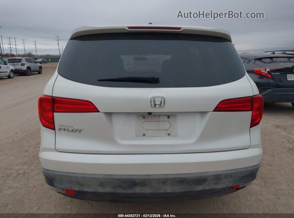 5FNYF5H5XJB028339 2018 HONDA PILOT Белый 