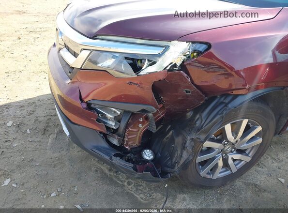 5FNYF5H5XMB039670 2021 HONDA PILOT Красный Вид спереди