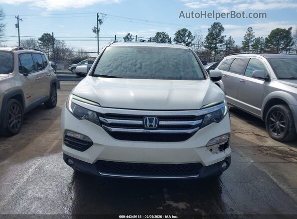 5FNYF5H93HB037901 2017 HONDA PILOT Белый Вид щитка приборов