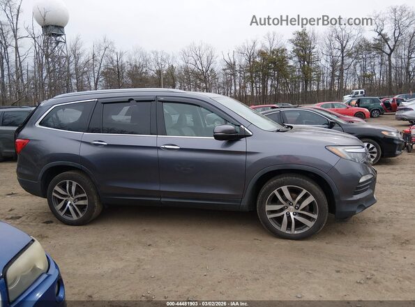5FNYF6H01JB008796 2018 HONDA PILOT Серый Вид задней части салона