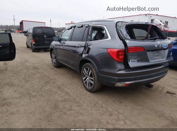 5FNYF6H01JB008796 2018 HONDA PILOT Серый Задняя левая четверть