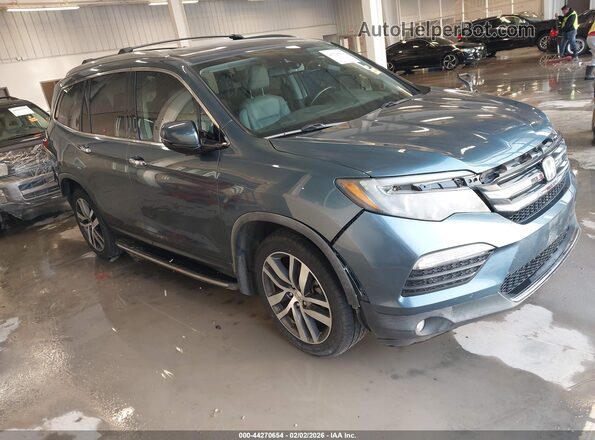 5FNYF6H03JB045199 2018 HONDA PILOT Blue Передня права чверть