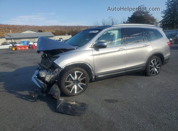 5FNYF6H07KB088428 2019 HONDA PILOT Серебряный Передняя левая четверть
