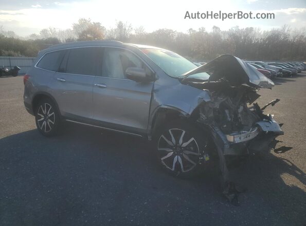 5FNYF6H07KB088428 2019 HONDA PILOT Серебряный Передняя правая четверть