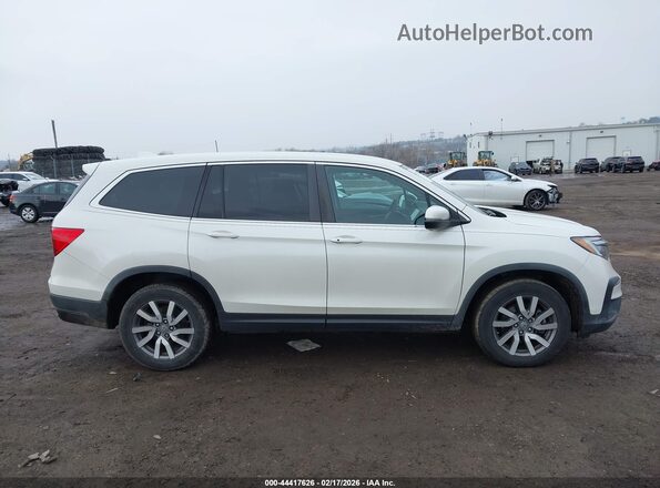 5FNYF6H34KB017598 2019 HONDA PILOT Белый Вид задней части салона