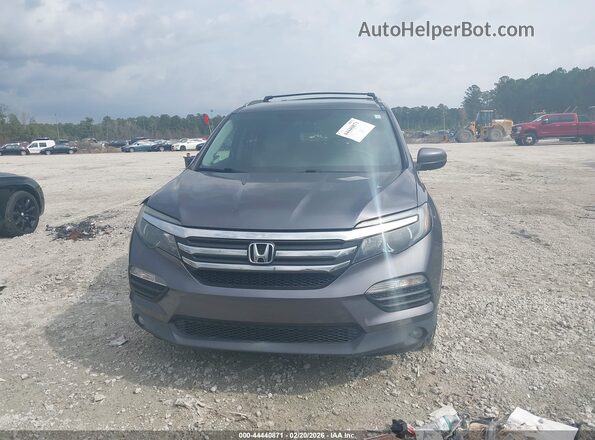 5FNYF6H36GB106984 2016 HONDA PILOT Серый Вид панели приборов
