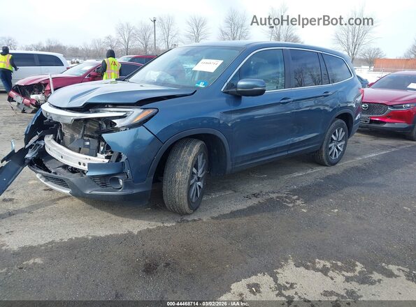 5FNYF6H37LB066408 2020 HONDA PILOT Синий Передняя левая четверть