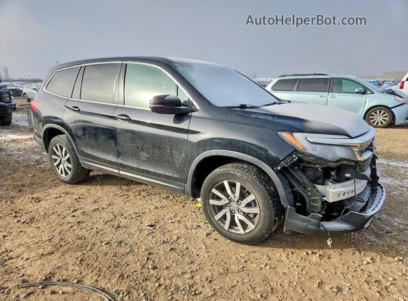 5FNYF6H46KB008961 2019 HONDA PILOT Black Przód prawy