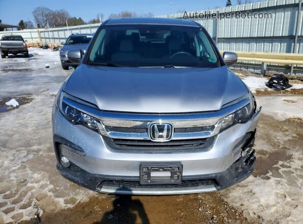 5FNYF6H58KB065476 2019 HONDA PILOT Серебряный Вид спереди