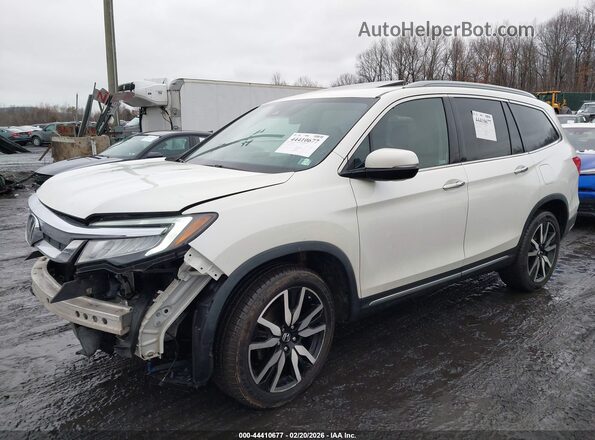 5FNYF6H96KB062370 2019 HONDA PILOT Белый Передняя левая четверть