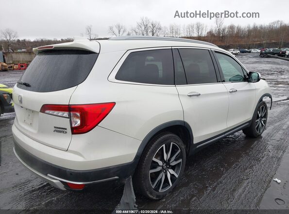 5FNYF6H96KB062370 2019 HONDA PILOT Белый Задняя правая четверть