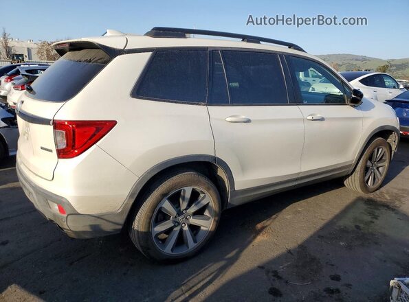 5FNYF7H93KB002861 2019 HONDA PASSPORT Белый Задняя правая четверть