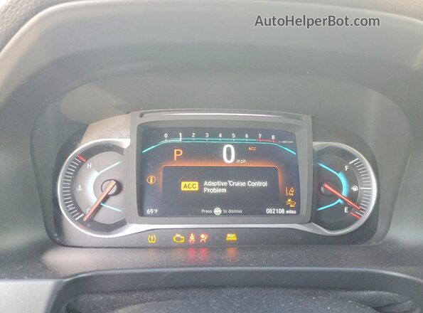 5FNYF7H93KB002861 2019 HONDA PASSPORT Белый Вид щитка приборов