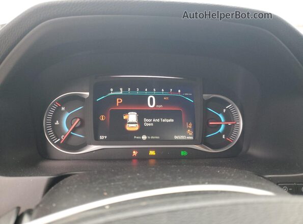 5FNYF8H01MB018003 2021 HONDA PASSPORT Gray Widok zestawu wskaźników