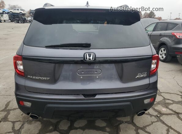 5FNYF8H01MB018003 2021 HONDA PASSPORT Gray Widok z tyłu
