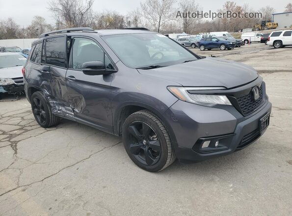 5FNYF8H01MB018003 2021 HONDA PASSPORT Gray Przód prawy