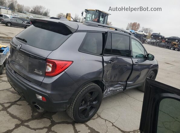 5FNYF8H01MB018003 2021 HONDA PASSPORT Gray Tył prawy