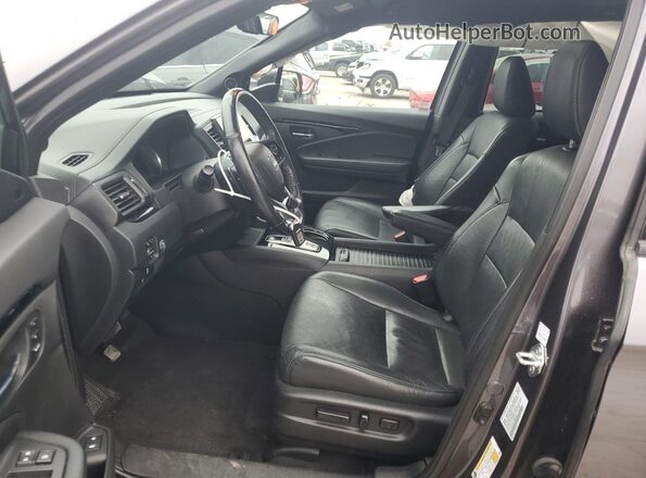 5FNYF8H01MB018003 2021 HONDA PASSPORT Gray Widok wnętrza z przodu
