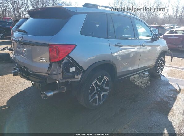 5FNYF8H01PB035680 2023 HONDA PASSPORT Серебряный Задняя правая четверть