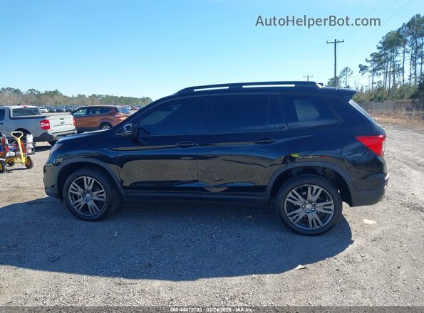 5FNYF8H04KB008322 2019 HONDA PASSPORT Черный Панорамный вид салона 360°