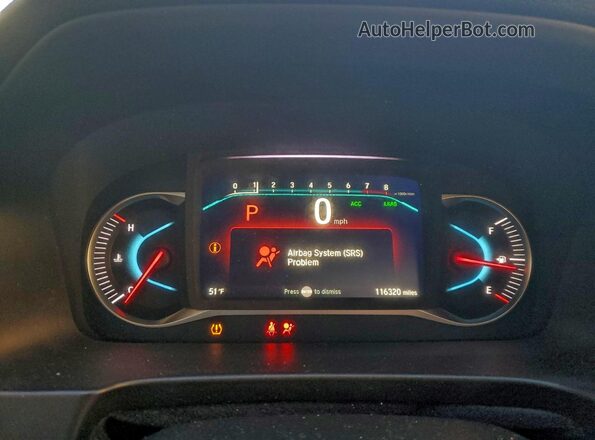 5FNYF8H07KB008797 2019 HONDA PASSPORT Бордовый Вид щитка приборов